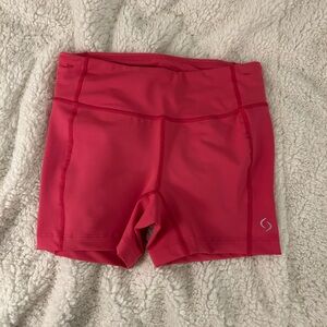 Moving Comfort Vibrant Pink/Coral Bike/Running Shorts